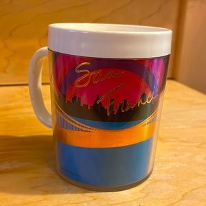 VINTAGE san francisco coffee cup/mug (plastic)